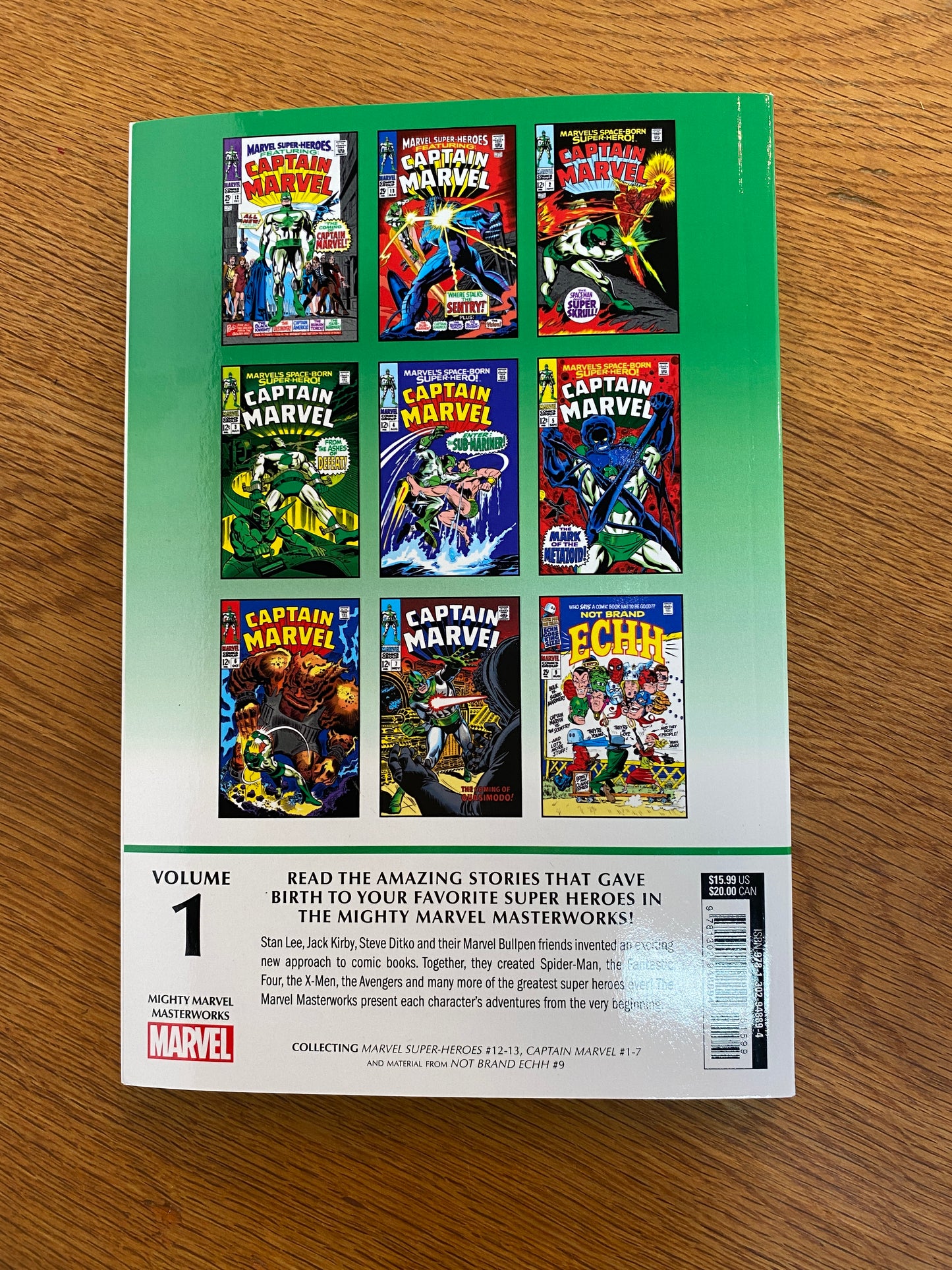 Mighty Marvel Masterworks Captain Marvel Vol. 1 - The Coming Of Captain Marvel